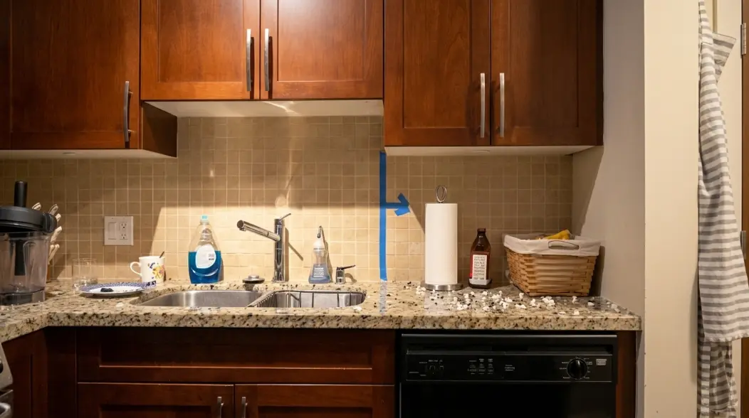 AWM Water Damage Restoration technician consulting with a homeowner about the restoration plan