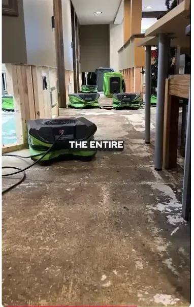 Water damage classes 1 to 4 explained by material absorption level