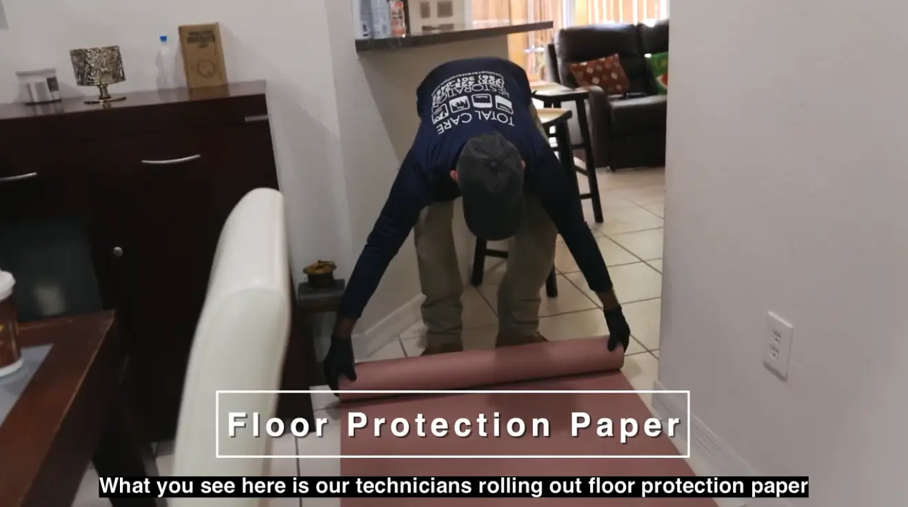 Water damage restoration process steps San Diego