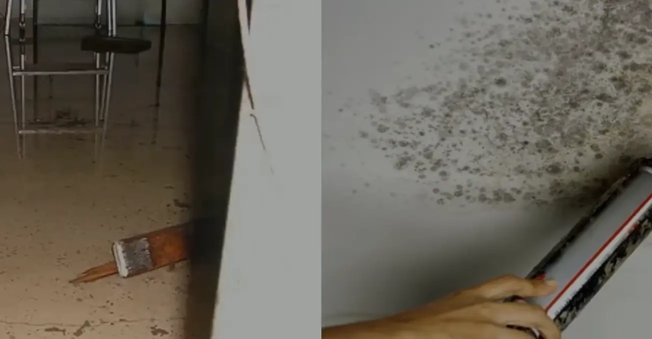 water damage restoration San Jose 3 Technician using a moisture meter to detect hidden water damage in a San Jose wall